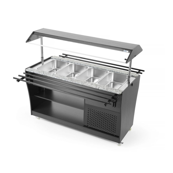 Arktic Buffet-Theke gekühlt, GN 1/1, 220-240V/170W, 1490x765x(H)1370mm 4 Arktic Buffet-Theke gekühlt, GN 1/1, 220-240V/170W, 1490x765x(H)1370mm