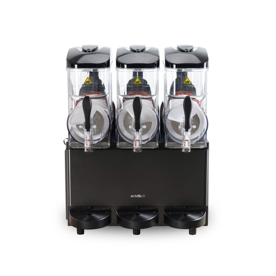 Arktic Slush-Eis-Maschine 3x12 L, 36L, Schwarz, 220-240V/1080W, 610x490x(H)775mm Arktic Slush-Eis-Maschine 3x12 L, 36L, Schwarz, 220-240V/1080W, 610x490x(H)775mm
