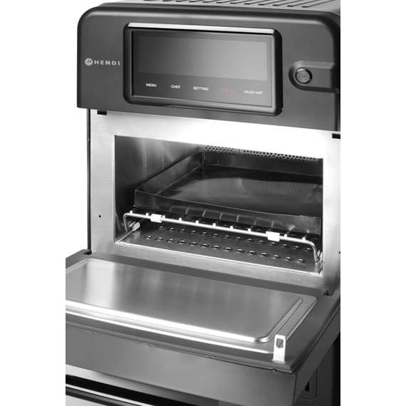 Hendi Hochgeschwindigkeits-Backofen CombiTurbo, 18L, Schwarz, 230V/3000W, 402x735x(H)608mm 2 Hendi Hochgeschwindigkeits-Backofen CombiTurbo, 18L, Schwarz, 230V/3000W, 402x735x(H)608mm