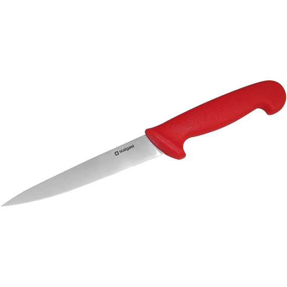 Stalgast Filetiermesser, HACCP, Griff rot, Edelstahlklinge 16 cm Stalgast Filetiermesser, HACCP, Griff rot, Edelstahlklinge 16 cm