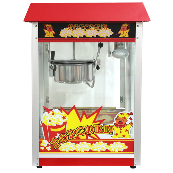 Hendi Popcorn-Maschine, Rot, 230V/1155W, 560x420x(H)760mm 1 Hendi Popcorn-Maschine, Rot, 230V/1155W, 560x420x(H)760mm
