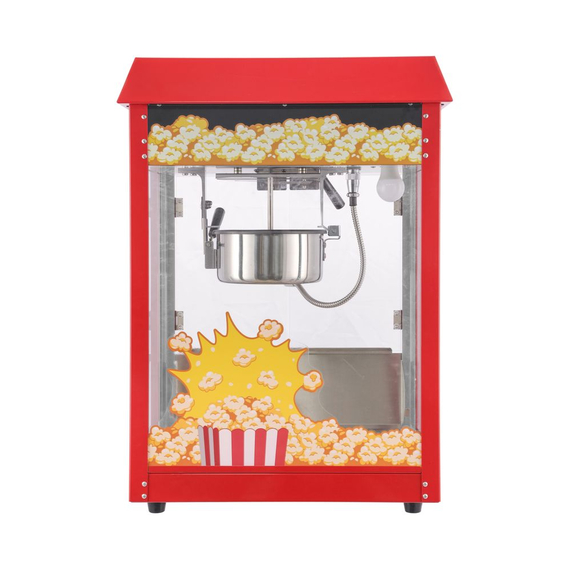 Hendi Popcorn-Maschine, Rot, 230V/1155W, 560x420x(H)760mm Hendi Popcorn-Maschine, Rot, 230V/1155W, 560x420x(H)760mm