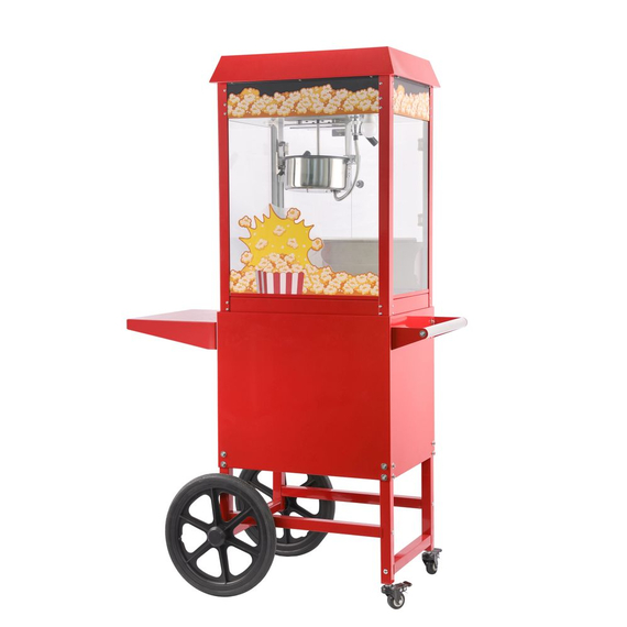 Hendi Popcorn-Maschine mit Fahrgestell, Rot, 220-240V/1155W, 940x510x(H)1553mm 2 Hendi Popcorn-Maschine mit Fahrgestell, Rot, 220-240V/1155W, 940x510x(H)1553mm