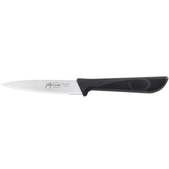 Sanelli Skin Schälmesser, gezahnt, Klingenlänge 110 mm Sanelli Skin Schälmesser, gezahnt, Klingenlänge 110 mm