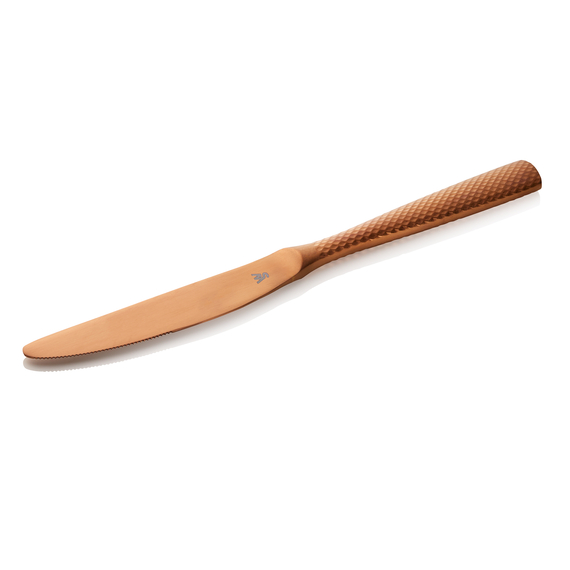 Was Germany Menümesser Set ONYX BLUSH, 23,5 cm, strukturierte Oberfläche, PVD Beschichtung roségold, Set á 12 Stück, Chromstahl 13/0 Was Germany Menümesser Set ONYX BLUSH, 23,5 cm, strukturierte Oberfläche, PVD Beschichtung roségold, Set á 12 Stück, Chromstahl 13/0