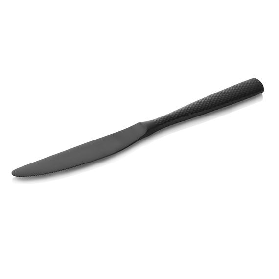 Was Germany Menümesser Set ONYX SHADOW, 23,5 cm, strukturierte Oberfläche, PVD Beschichtung schwarz, Set á 12 Stück, Chromstahl 13/0 Was Germany Menümesser Set ONYX SHADOW, 23,5 cm, strukturierte Oberfläche, PVD Beschichtung schwarz, Set á 12 Stück, Chromstahl 13/0