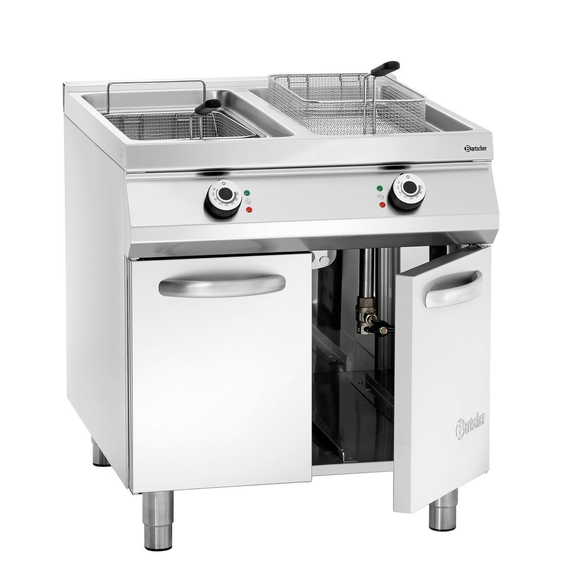 Bartscher Elektro-Standfritteuse, 2 Becken 1 Bartscher Elektro-Standfritteuse, 2 Becken