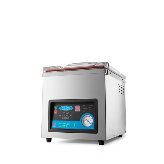 Maxima Gastro Vakuumiergerät - 30 cm Siegelbalken - W32 x D37cm x H18,5 Kammer 4 Maxima Gastro Vakuumiergerät - 30 cm Siegelbalken - W32 x D37cm x H18,5 Kammer
