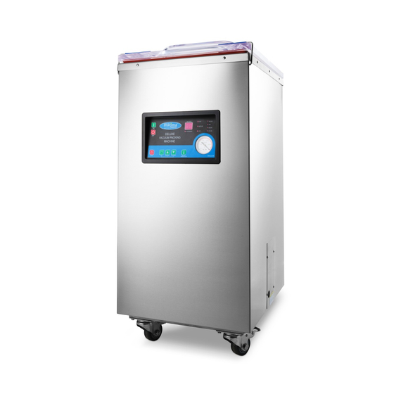 Maxima Gastro Vakuumiergerät - 40 cm Siegelbalken - W42 x D44 x H20cm Kammer 5 Maxima Gastro Vakuumiergerät - 40 cm Siegelbalken - W42 x D44 x H20cm Kammer