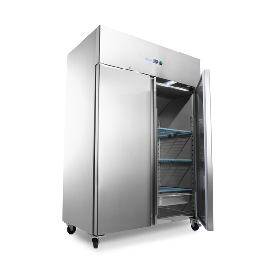 Maxima Gastro Gefrierschrank - 1200 l - 6 Einstellbare Regale (2/1 GN) - auf Rädern - inkl. Regale 1 Maxima Gastro Gefrierschrank - 1200 l - 6 Einstellbare Regale (2/1 GN) - auf Rädern - inkl. Regale