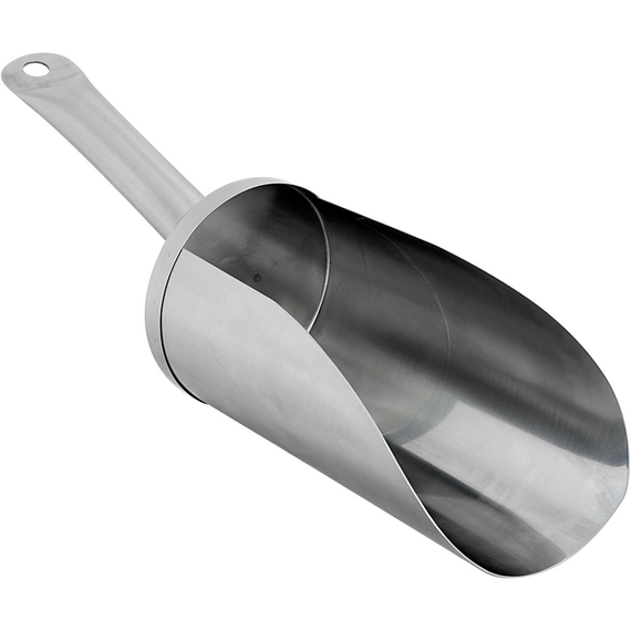 Eis- / Mehrzweckschaufel aus Edelstahl, 1 Liter Eis- / Mehrzweckschaufel aus Edelstahl, 1 Liter