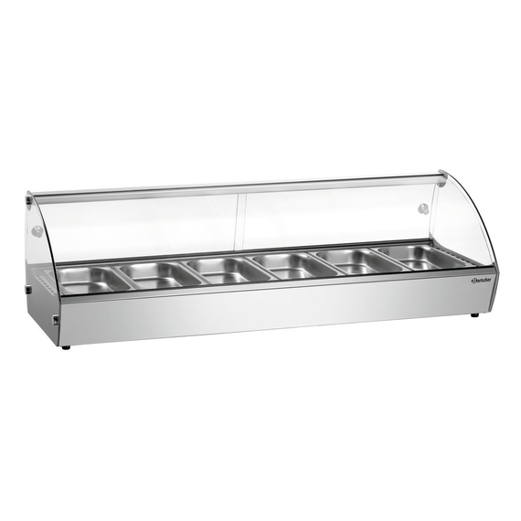 Bartscher Heiße Aufsatzvitrine R6 6 x 1/3 GN 5 Bartscher Heiße Aufsatzvitrine R6 6 x 1/3 GN
