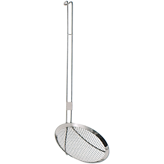 Edelstahl Netzschaumlöffel, Ø 16 cm, Länge 35 cm Edelstahl Netzschaumlöffel, Ø 16 cm, Länge 35 cm