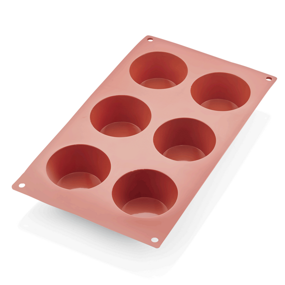 Was Germany Muffin BAKEFLEX, 6 Formen, Ø 6,5 cm, rot Silikon Was Germany Muffin BAKEFLEX, 6 Formen, Ø 6,5 cm, rot Silikon