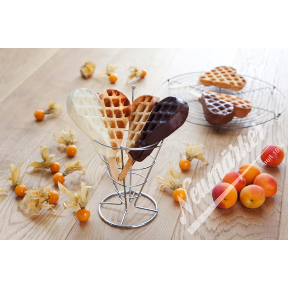 Neumärker Waffel-Herz am Stiel Wechselplatten für Thermocook® 5 Neumärker Waffel-Herz am Stiel Wechselplatten für Thermocook®