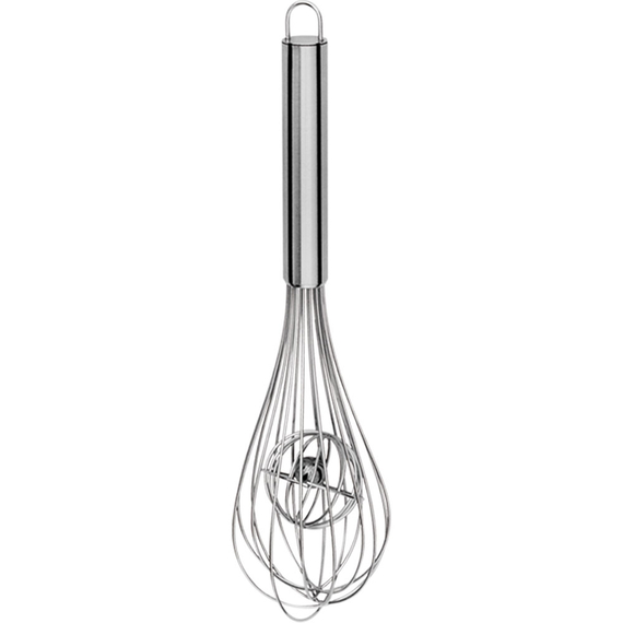 Kugel-Schneebesen mit 20 Drähten, runder Griff, Länge 27 cm Kugel-Schneebesen mit 20 Drähten, runder Griff, Länge 27 cm