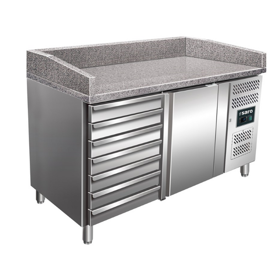 SARO Pizzatisch mit Schubladen MARGA PZ 1610 TN SARO Pizzatisch mit Schubladen MARGA PZ 1610 TN