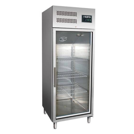 SARO Gewerbekühlschrank, Glastür - 2/1 GN GN 600 TNG SARO Gewerbekühlschrank, Glastür - 2/1 GN GN 600 TNG