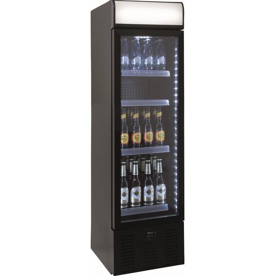 SARO Getränkekühlschrank Werbetafel schmal DK105 SARO Getränkekühlschrank Werbetafel schmal DK105