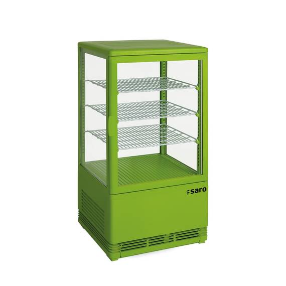 SARO Mini-Umluftkühlvitrine SC 70 grün SARO Mini-Umluftkühlvitrine SC 70 grün