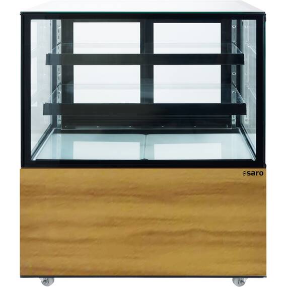 SARO Kuchenvitrine mit Holzdekor, 300 Liter MAXIME SARO Kuchenvitrine mit Holzdekor, 300 Liter MAXIME