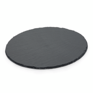 Was Germany Naturschieferplatte SLATE LINE, Ø 38 cm, Naturschiefer