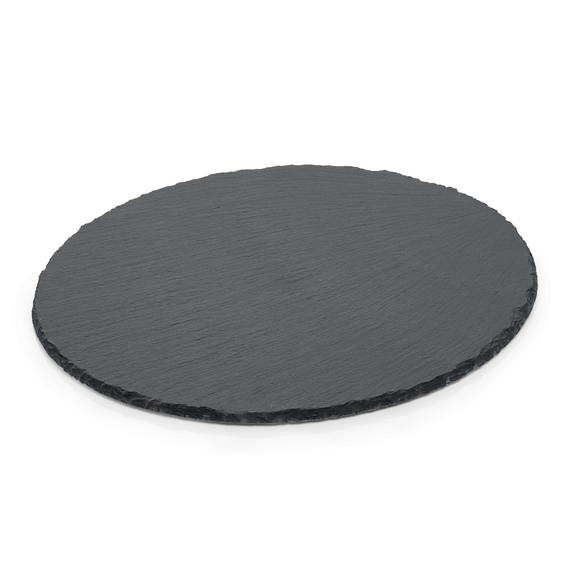 Was Germany Naturschieferplatte SLATE LINE, Ø 38 cm, Naturschiefer Was Germany Naturschieferplatte SLATE LINE, Ø 38 cm, Naturschiefer
