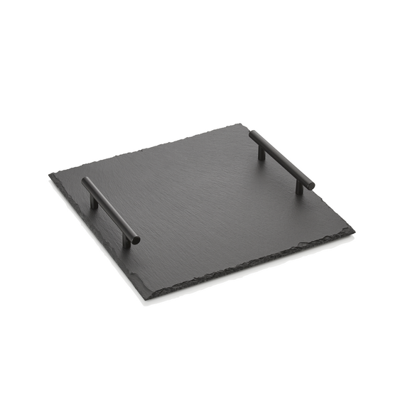 Was Germany Naturschieferplatte mit Griffen SLATE LINE, 30 x 30 cm, Naturschiefer Was Germany Naturschieferplatte mit Griffen SLATE LINE, 30 x 30 cm, Naturschiefer