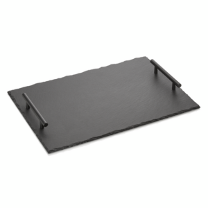 Was Germany Naturschieferplatte mit Griffen SLATE LINE, 40 x 30 cm, Naturschiefer