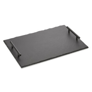 Was Germany Naturschieferplatte mit Griffen SLATE LINE, 45 x 30 cm, Naturschiefer