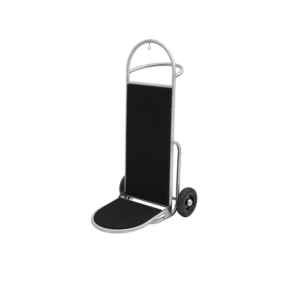 Was Germany Gepäckkarre SPRINT, 61 x 70 x 120 cm, silberfarben, gebürstet, schwarzer Teppich, Edelstahl Was Germany Gepäckkarre SPRINT, 61 x 70 x 120 cm, silberfarben, gebürstet, schwarzer Teppich, Edelstahl