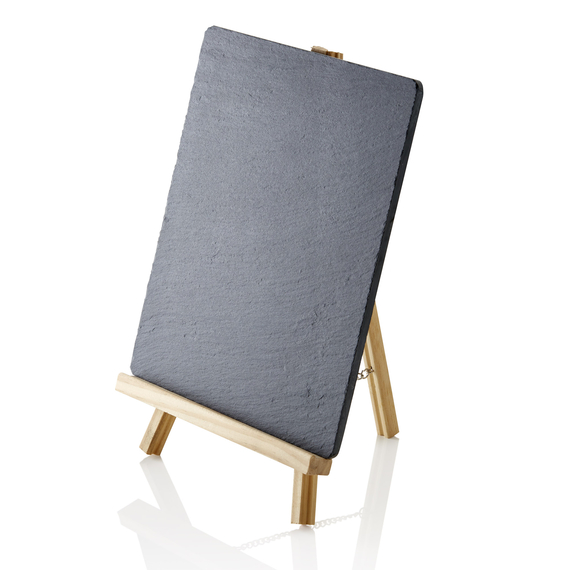 Was Germany Naturschiefertafel SLATE LINE, 24 x 21 cm, Naturschiefer, Holz Was Germany Naturschiefertafel SLATE LINE, 24 x 21 cm, Naturschiefer, Holz
