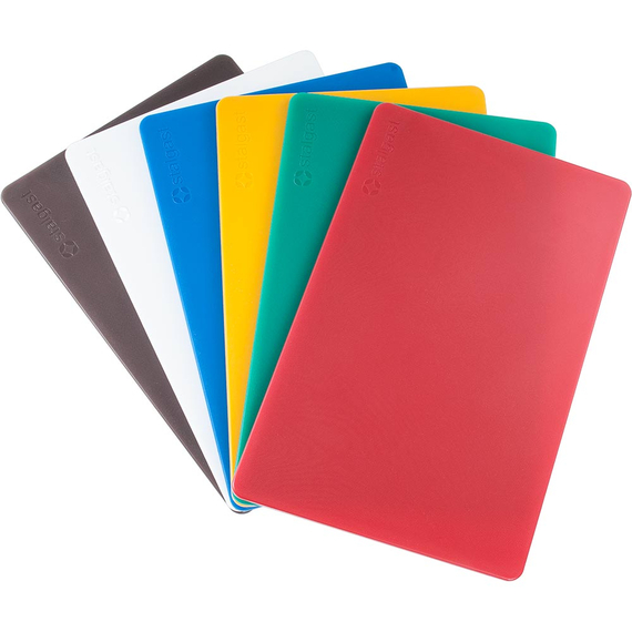 Schneidbrett, HACCP, Farbe gelb, 450 x 300 x 13 mm (BxTxH) 1 Schneidbrett, HACCP, Farbe gelb, 450 x 300 x 13 mm (BxTxH)