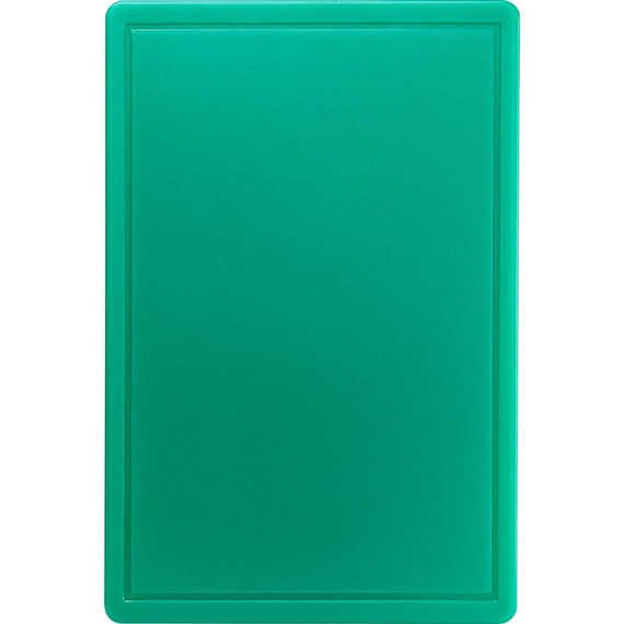 Schneidbrett, HACCP, Farbe grün, 600 x 400 x 18 mm (BxTxH) Schneidbrett, HACCP, Farbe grün, 600 x 400 x 18 mm (BxTxH)
