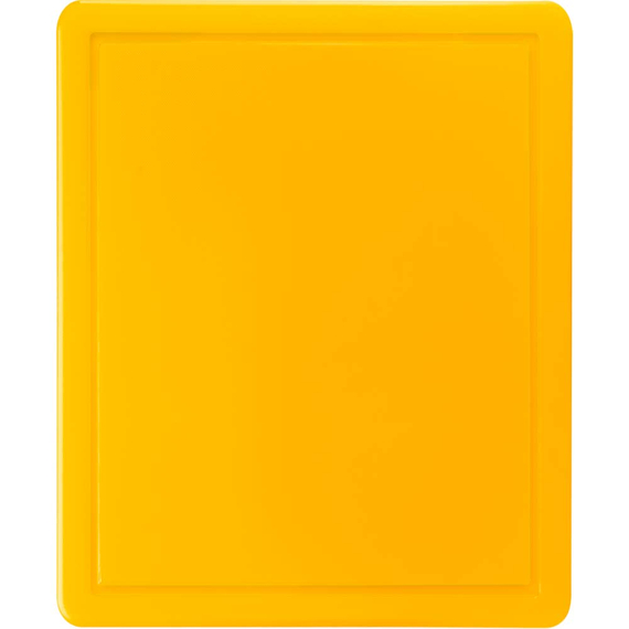 Schneidbrett, HACCP, Farbe gelb, 600 x 400 x 18 mm (BxTxH) Schneidbrett, HACCP, Farbe gelb, 600 x 400 x 18 mm (BxTxH)