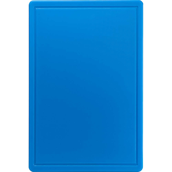 Schneidbrett, HACCP, Farbe blau, 600 x 400 x 18 mm (BxTxH) Schneidbrett, HACCP, Farbe blau, 600 x 400 x 18 mm (BxTxH)