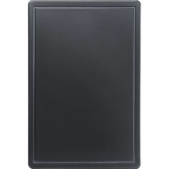 Schneidbrett, Farbe schwarz, 600 x 400 x 18 mm (BxTxH) Schneidbrett, Farbe schwarz, 600 x 400 x 18 mm (BxTxH)