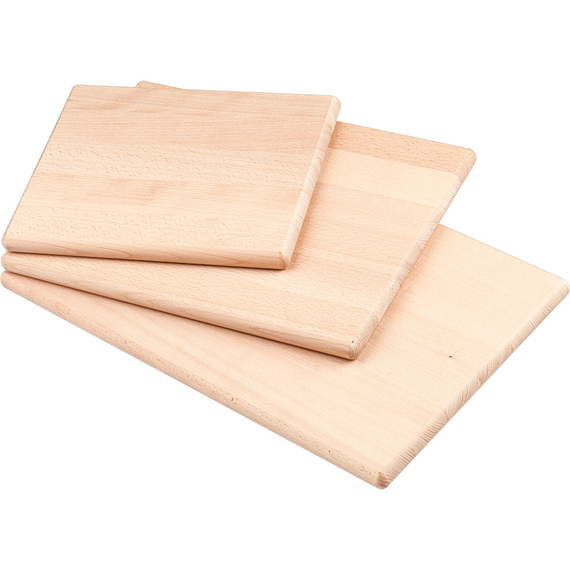 Schneidbrett aus Holz, 300 x 250 x 20 mm (BxTxH) 2 Schneidbrett aus Holz, 300 x 250 x 20 mm (BxTxH)