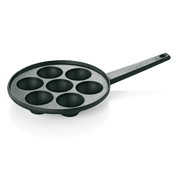 Was Germany Poffertjespfanne, Ø 20,5 cm für 7 Poffertjes, Gusseisen Was Germany Poffertjespfanne, Ø 20,5 cm für 7 Poffertjes, Gusseisen