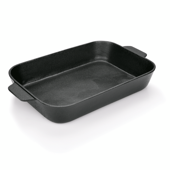 Was Germany Bräter mit 2 angegossenen Lappengriffen 32 x 21,5 x 5,5 cm, Gusseisen Was Germany Bräter mit 2 angegossenen Lappengriffen 32 x 21,5 x 5,5 cm, Gusseisen