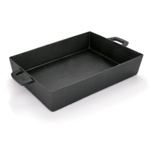 Was Germany Bräter mit 2 angegossenen Seitengriffen, 39 x 27 x 7 cm, Gusseisen