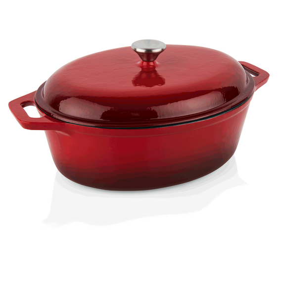 Was Germany Bräter, 29 x 21 x 10,5 cm, rot, emailliert Was Germany Bräter, 29 x 21 x 10,5 cm, rot, emailliert