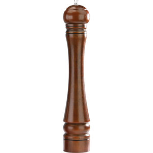 Salz- und Pfeffermühle, Holz, dunkelbraun, Edelstahlmahlwerk, H. 365 mm