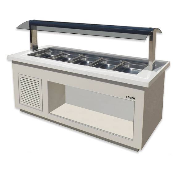 SARO Salatbar Premium Line SB-K130 weiss, für 3x 1/1 GN SARO Salatbar Premium Line SB-K130 weiss, für 3x 1/1 GN