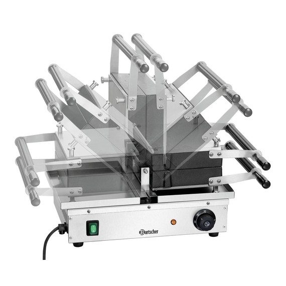 Bartscher Waffeleisen Deluxe II 3 Bartscher Waffeleisen Deluxe II