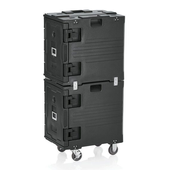 Was Germany Doppelthermotransportbehälter GN 1/1, 10 Einschübe, 68 x 48 x 135 cm, Kunststoff Was Germany Doppelthermotransportbehälter GN 1/1, 10 Einschübe, 68 x 48 x 135 cm, Kunststoff