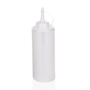 Was Germany Quetschflasche Set, Ø 7 cm, 0,45 ltr., transparent, Set á 6 Stück, Polyethylen