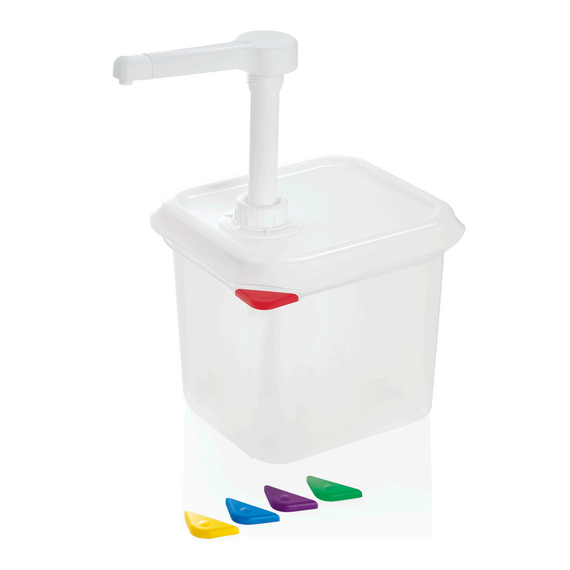 Was Germany GN Saucenspender 1/6, 2,6 ltr., Höhe 150mm, Polypropylen Was Germany GN Saucenspender 1/6, 2,6 ltr., Höhe 150mm, Polypropylen