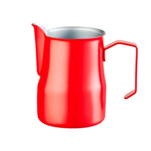 Stalgast Milchkännchen aus Edelstahl, emailliert, rot, 0,35 L