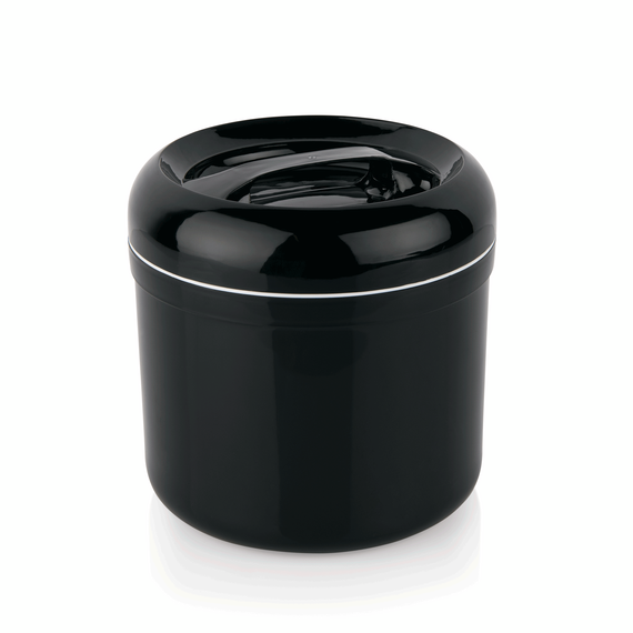 Was Germany Eisbox, Ø 21 cm, Höhe 22 cm, 4 ltr., doppelwandig, schwarz, Polypropylen Was Germany Eisbox, Ø 21 cm, Höhe 22 cm, 4 ltr., doppelwandig, schwarz, Polypropylen